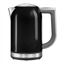 Kitchenaid 5KEK1722 Bouilloire électrique 1,7 L noir avec écran numérique, 6 niveaux de température (50-100 °C) et maintien de chaleur
