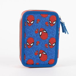 Cerdá Plumier Spiderman avec accessoires Bleu