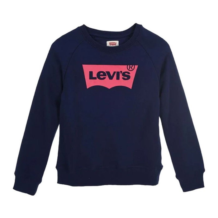 Sweat-shirt sans capuche fille Levi's Batwing Crewneck Bleu Bleu foncé M Sweat-shirt sans capuche fille Levi's Batwing Crewneck Bleu Bleu foncé M
