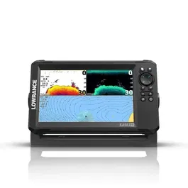 Lowrance Eagle 9 - Combiné GPS sondeur pour bateau avec écran IPS 9" et sonde HDI - Résistant à l'eau IPX7