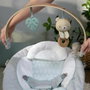 Ingenuity Transat bébé Nate l'Ourson avec arche d'éveil en bois