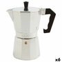Quid Cafetière Italienne Cesena Aluminium 3 Tasses (6 Unités) Gris