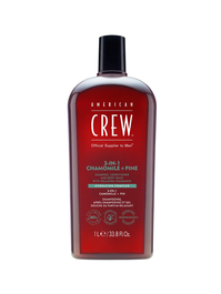 American Crew 3-In-1 Chamomile & Pine Shampooing Après-shampooing et Gel Douche Hydratant 250 ml
