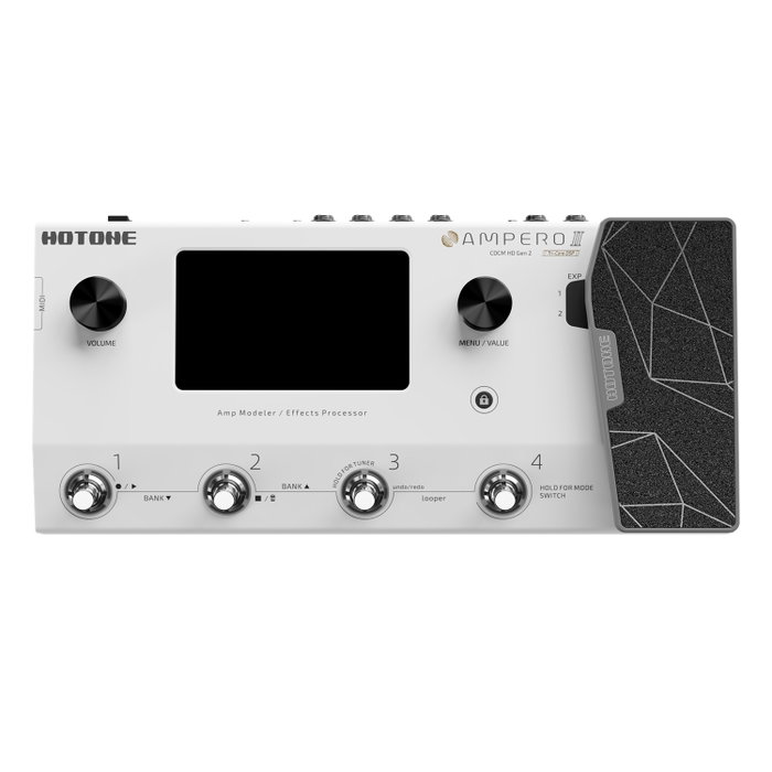Hotone Ampero II - Pédale d'effets multieffets avec modélisation d'amplificateur puissante pour guitare Hotone Ampero II - Pédale d'effets multieffets avec modélisation d'amplificateur puissante pour guitare