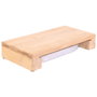 Cook Concept Planche à découper en bambou avec tiroir en acier inoxydable