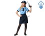 Déguisement de police pour fille avec uniforme bleu (7-9 ans)