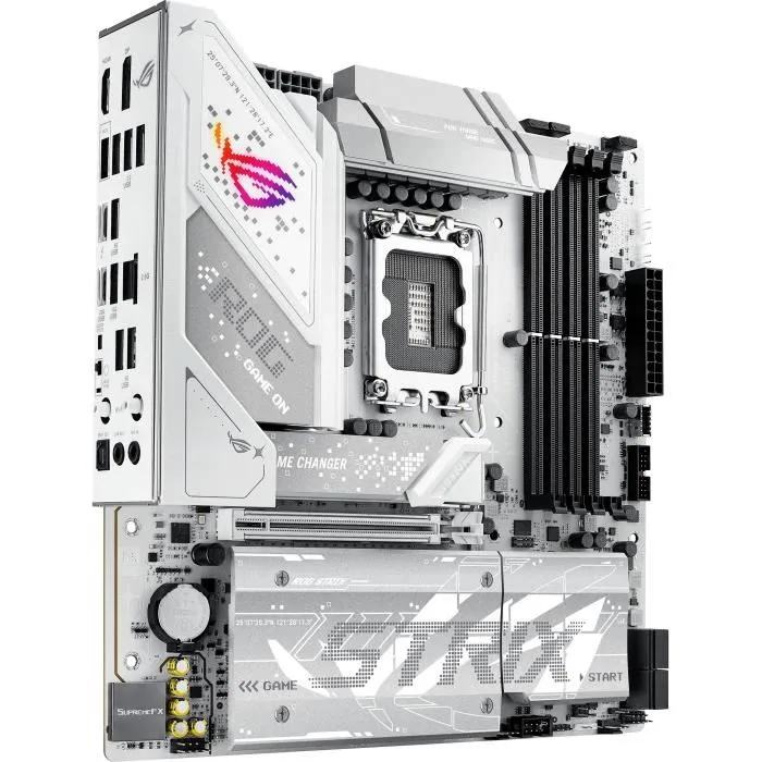 ASUS ROG STRIX B860-G GAMING WiFi, Carte mère micro ATX Intel B860 LGA 1851, Wi-Fi 7, DDR5, 2.5 GbE, Compatible Intel Core Ultra Série 2