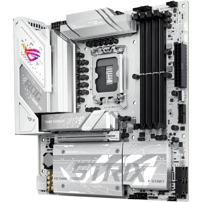 ASUS ROG STRIX B860-G GAMING WiFi, Carte mère micro ATX Intel B860 LGA 1851, Wi-Fi 7, DDR5, 2.5 GbE, Compatible Intel Core Ultra Série 2