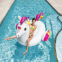 Bestway 41113 Figure Gonflable Licorne avec Poignées 224x164 cm Plage et Piscine