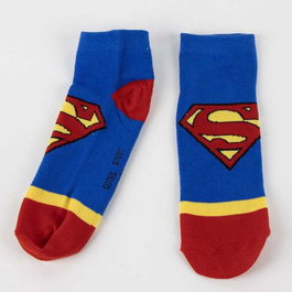 Cerdá Pack de 3 paires de chaussettes cheville Superman pour enfants - Sans taille