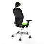 Piqueras y Crespo Chaise de Bureau avec Appui-tête 3D086G1 Pistache