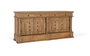 GINER Y COLOMER Buffet 4 tiroirs et 4 portes en bois de manguier massif 200 cm - Couleur Naturelle, Meuble Artisanal en Bois Récupéré