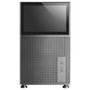 Mars Gaming MC-LCD Boîtier PC Mini Tour Micro-ATX Noir avec Écran LCD 8 Pouces IPS