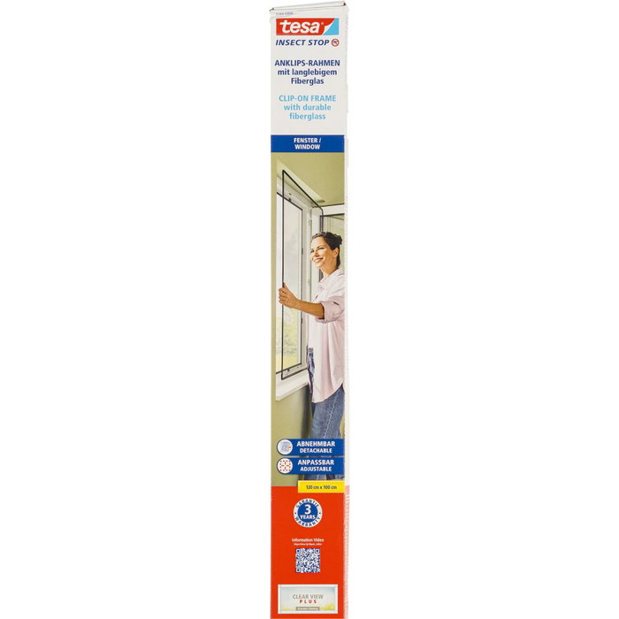 Tesa Insect Stop Clip On 1,0x1,2m anthracite 55360 Tesa Insect Stop Clip On 1,0x1,2m anthracite 55360
