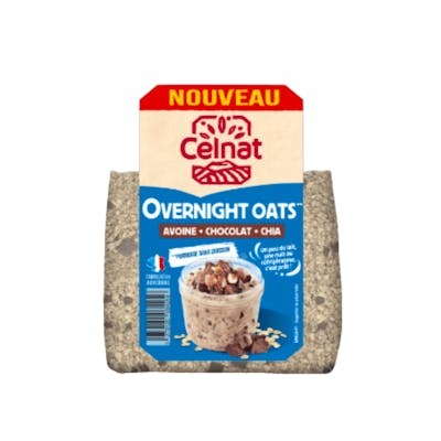 Celnat Overnight Oats Chocolat Bio 300G Celnat Overnight Oats Chocolat Bio 300G