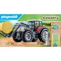 Playmobil 71305 Grand tracteur électrique avec personnage, foin et borne de recharge - Gamme Country La vie à la ferme - 31 pièces - Jouet écologique - À partir de 5 ans