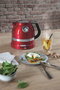 Kitchenaid - 5KEK1522 ECA - Bouilloire électrique 1,5 litre rouge pomme - Avec sélection de température et paroi double pour maintien au chaud