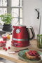 Kitchenaid - 5KEK1522 ECA - Bouilloire électrique 1,5 litre rouge pomme - Avec sélection de température et paroi double pour maintien au chaud