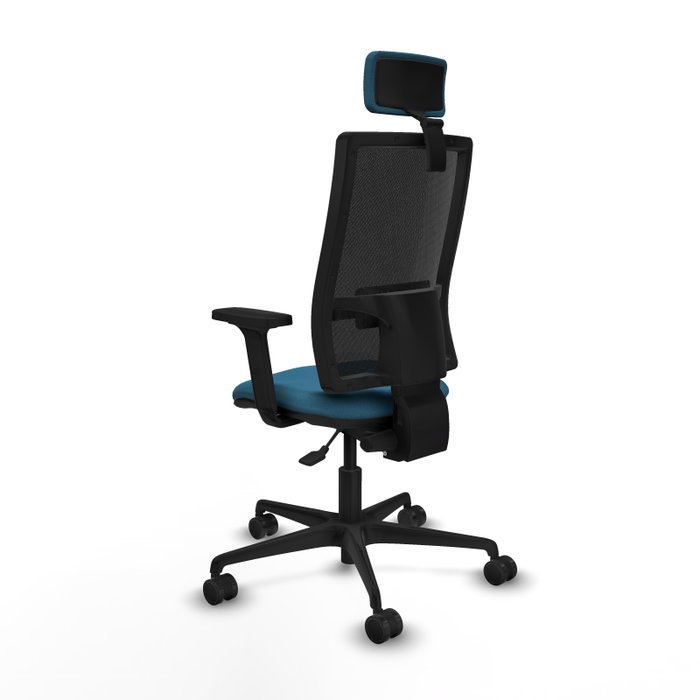 Piqueras Y Crespo Bormate - Chaise de bureau ergonomique Vert pétrole et Noir Piqueras Y Crespo Bormate - Chaise de bureau ergonomique Vert pétrole et Noir