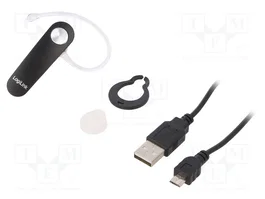LOGILINK Casque sans fil avec microphone noir