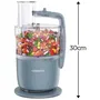 Kenwood FDP22.000GY Robot multifonction 650W avec fonction Pulse, bol 1.3L et accessoires lavables au lave-vaisselle - Gris bleu