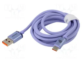 BASEUS Câble USB A vers USB C 2m 100W Violet Textile