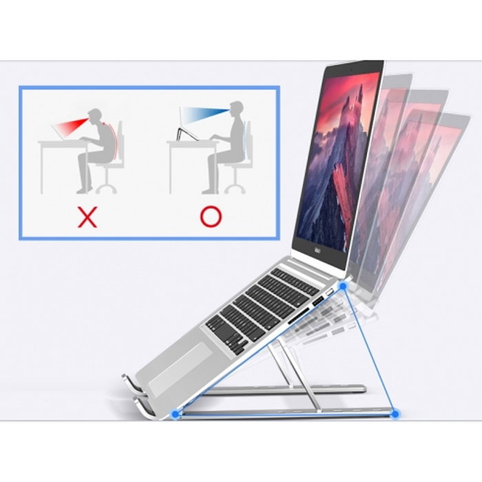 Conceptronic Support de Refroidissement pour Ordinateur Portable avec Base Ergonomique Réglable jusqu'à 15,6 Pouces