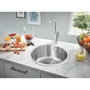 GROHE K200 Évier de cuisine rond en acier inoxydable Ø 440 mm