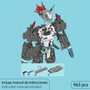 IM Master Set de construction Rhinocéros 965 pièces