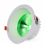 Spot encastré LED circulaire 18 W lumière verte 2520 lm anti-éblouissement UGR19