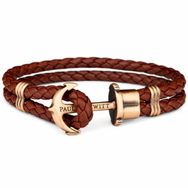 Paul Hewitt Bracelet en Cuir Marron PH-L-M-BR-L