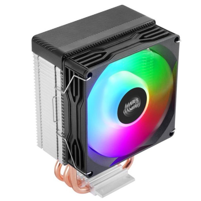 Mars Gaming MCPU-X3 Ventilateur Dissipateur CPU 190W TDP PWM Low Profile FRGB Noir 136mm