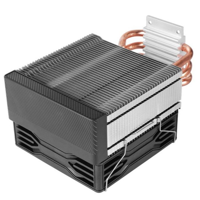 Mars Gaming MCPU-X3 Ventilateur Dissipateur CPU 190W TDP PWM Low Profile FRGB Noir 136mm