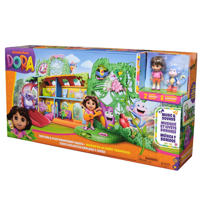 Spinmaster Dora - La maison de la forêt tropicale avec figurines et accessoires Spinmaster Dora - La maison de la forêt tropicale avec figurines et accessoires