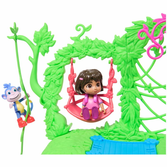 Spinmaster Dora - La maison de la forêt tropicale avec figurines et accessoires Spinmaster Dora - La maison de la forêt tropicale avec figurines et accessoires