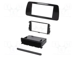 ACV Cadre de radio 2 DIN noir brillant pour Seat Ibiza
