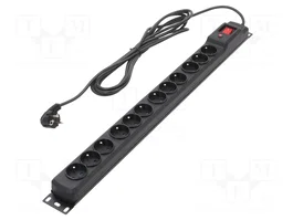 ARMAC M12/50/CZ Parafoudre 12 Prises, Noir