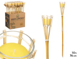IBERGARDEN Torche Bougie Citronnelle
