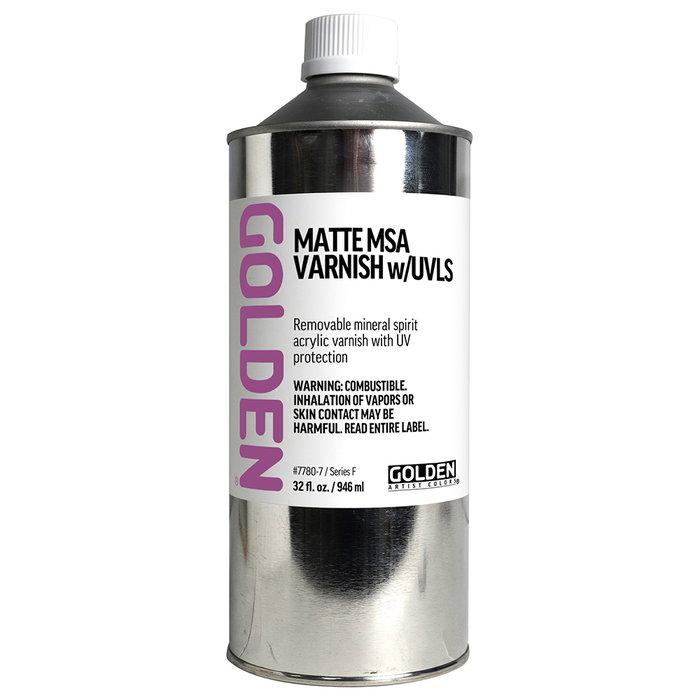 Golden Matte Msa Varnish con UVLS 946 ml Golden Matte Msa Varnish con UVLS 946 ml