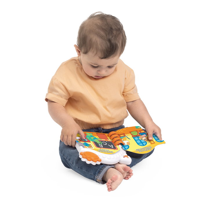 Chicco Livre bilingue interactif de la ville avec pages illustrées et boutons lumineux pour bébé dès 6 mois