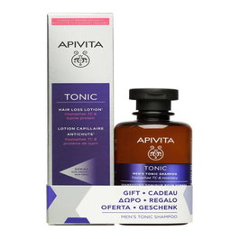 Apivita Lot de Soins Anti-chute pour Hommes avec Lotion et Shampooing