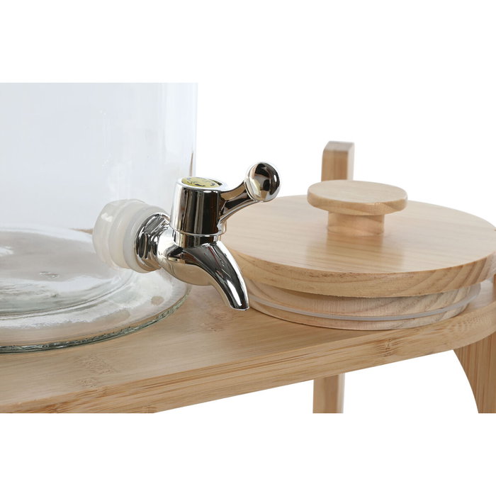 Distributeur de boissons Home ESPRIT Silicone Bambou Verre Plastique 5,5 L 37 x 25 x 46 cm Distributeur de boissons Home ESPRIT Silicone Bambou Verre Plastique 5,5 L 37 x 25 x 46 cm