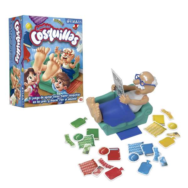 Bizak - Jeu de société 'Aguanta Las Cosquillas' - Jeu d'action et de chatouilles pour enfants - À partir de 3 ans Bizak - Jeu de société 'Aguanta Las Cosquillas' - Jeu d'action et de chatouilles pour enfants - À partir de 3 ans