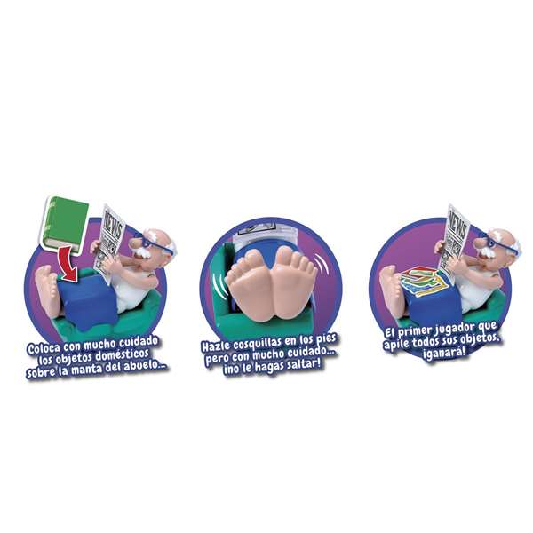 Bizak - Jeu de société 'Aguanta Las Cosquillas' - Jeu d'action et de chatouilles pour enfants - À partir de 3 ans Bizak - Jeu de société 'Aguanta Las Cosquillas' - Jeu d'action et de chatouilles pour enfants - À partir de 3 ans