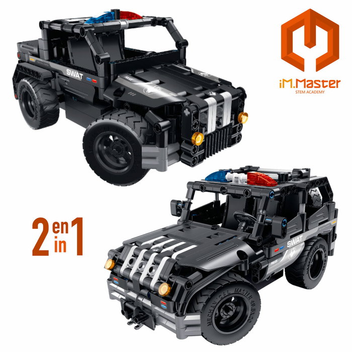 IM Master Set de construction Voiture de police 2 en 1, 355 pièces IM Master Set de construction Voiture de police 2 en 1, 355 pièces