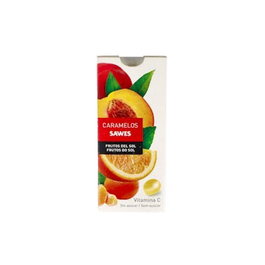 SAWES Caramels Balsamiques Sans Sucre Fruits du Soleil Vitamine C 22g