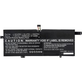 CoreParts Batterie pour Lenovo IdeaPad 720s, 47.62Wh 7.68V 6200mAh, Noir