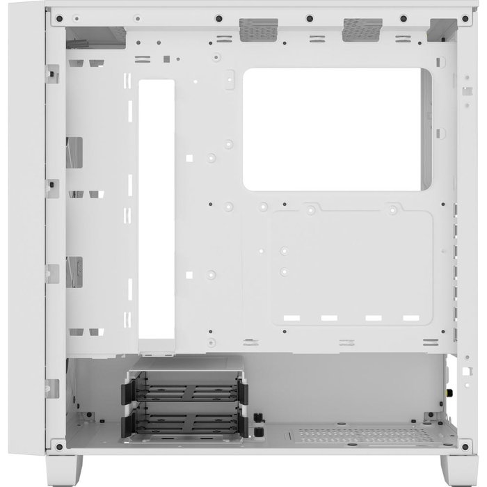 Corsair 3000D Airflow Boîtier PC Gaming ATX Moyen Tour Blanc, Panneau en Verre Trempé, 3 Ventilateurs RGB