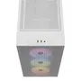 Corsair 3000D RGB AIRFLOW - Boîtier PC ATX Moyen-Tour Blanc avec 3 Ventilateurs AR120 RGB - Refroidissement Optimisé