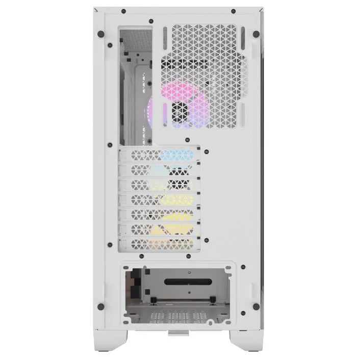 Corsair 3000D RGB AIRFLOW - Boîtier PC ATX Moyen-Tour Blanc avec 3 Ventilateurs AR120 RGB - Refroidissement Optimisé Corsair 3000D RGB AIRFLOW - Boîtier PC ATX Moyen-Tour Blanc avec 3 Ventilateurs AR120 RGB - Refroidissement Optimisé